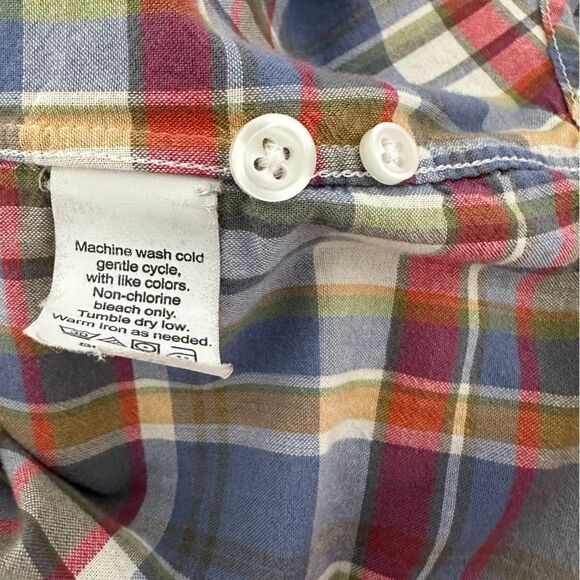 JCrew men’s plaid button up shirt size L - Picture 5 of 5